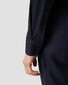 Eton Four-Way Stretch Uni Wide-Spread Collar Overhemd Navy