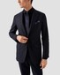 Eton Four-Way Stretch Uni Wide-Spread Collar Overhemd Navy
