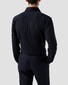 Eton Four-Way Stretch Uni Wide-Spread Collar Overhemd Navy