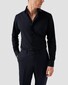 Eton Four-Way Stretch Uni Wide-Spread Collar Overhemd Navy