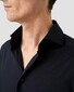 Eton Four-Way Stretch Uni Wide-Spread Collar Overhemd Navy
