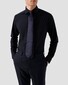 Eton Four-Way Stretch Uni Wide-Spread Collar Overhemd Navy
