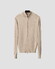 Eton Full Zip Knit Merino Extrafine Vest Beige