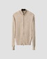 Eton Full Zip Knit Merino Extrafine Vest Beige