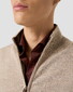 Eton Full Zip Knit Merino Extrafine Vest Beige