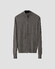Eton Full Zip Knit Merino Extrafine Vest Donker Grijs