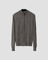 Eton Full Zip Knit Merino Extrafine Vest Donker Grijs