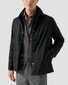 Eton Full Zip Knit Merino Extrafine Vest Donker Grijs