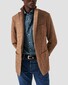 Eton Garment Washed Lightweight Denim Twill Overhemd Blauw
