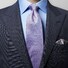 Eton Geometric Mini Check Stropdas Multicolor