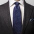 Eton Geometric Mini Check Stropdas Navy