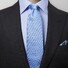 Eton Geometric Structure Stropdas Diep Blauw