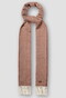 Eton Herringbone Merino Wool Sjaal Donker Oranje
