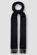 Eton Herringbone Merino Wool Sjaal Navy