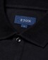 Eton Interlock Long Sleeve Organic Supima Cotton Jersey Polo Navy