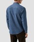 Eton Italian Woven Cotton Denim Subtle Stretch Overhemd Denim Blue