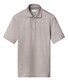 Eton Jacquard Filo di Scozia Polo Shirt Bruin
