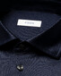Eton Jacquard Filo di Scozia Polo Shirt Navy