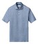 Eton Jacquard Filo di Scozia Polo Shirt Polo Licht Blauw