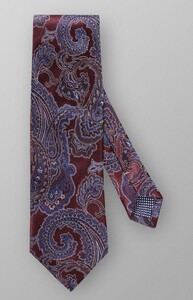 Eton Jacquard Paisley Stropdas Rijk Roze