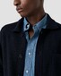 Eton Lightweight Denim Button-Down Rich Mélange Effect Overhemd Denim Blue