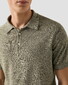 Eton Lightweight Soft Cotton Linnen Fine Knit Polo Groen