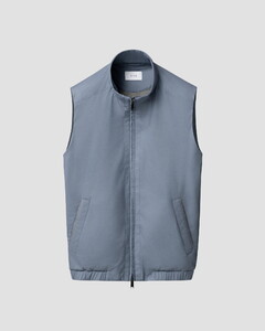 Eton Lightweight Windproof Water-Repellant Tech Fabric Matte Finish Body-Warmer Blue