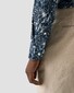 Eton Linnen Rich Fantasy Pattern Overhemd Navy