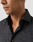 Eton Luxury Check Reda Super 120s Merino Mother of Pearl Buttons Overhemd Donker Grijs