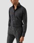Eton Luxury Check Reda Super 120s Merino Mother of Pearl Buttons Overhemd Donker Grijs