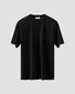 Eton Luxury Cotton Silk Crew Neck Soft Touch T-Shirt Zwart