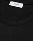 Eton Luxury Cotton Silk Crew Neck Soft Touch T-Shirt Zwart