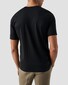 Eton Luxury Cotton Silk Crew Neck Soft Touch T-Shirt Zwart