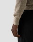 Eton Luxury Egyption Organic Cotton Solid Color Texture Knit Pullover Beige