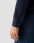 Eton Luxury Egyption Organic Cotton Solid Color Texture Knit Pullover Dark Evening Blue