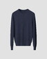 Eton Luxury Egyption Organic Cotton Solid Color Texture Knit Trui Donker Blauw