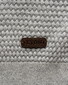 Eton Luxury Egyption Organic Cotton Solid Color Texture Knit Trui Licht Grijs