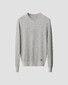 Eton Luxury Egyption Organic Cotton Solid Color Texture Knit Trui Licht Grijs