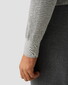Eton Luxury Egyption Organic Cotton Solid Color Texture Knit Trui Licht Grijs