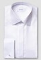 Eton Luxury Evening Dobby Subtle Geometric Texture French Cuffs Overhemd Wit