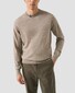 Eton Luxury Extrafine Merino Crew Neck Trui Beige