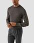 Eton Luxury Extrafine Merino Crew Neck Trui Donker Grijs
