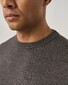 Eton Luxury Extrafine Merino Crew Neck Trui Donker Grijs