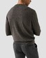 Eton Luxury Extrafine Merino Crew Neck Trui Donker Grijs