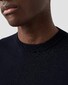 Eton Luxury Extrafine Merino Crew Neck Trui Navy