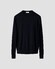 Eton Luxury Extrafine Merino Crew Neck Trui Navy