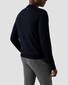Eton Luxury Extrafine Merino Crew Neck Trui Navy