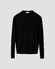 Eton Luxury Extrafine Merino Crew Neck Trui Zwart