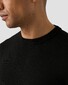 Eton Luxury Extrafine Merino Crew Neck Trui Zwart