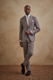 Eton Luxury Fine Herringbone Overhemd Licht Blauw